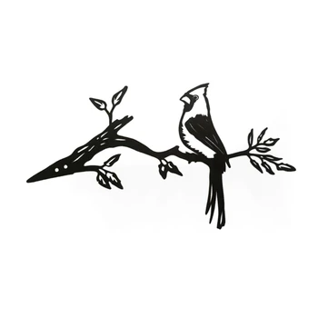 Vták, ktorý Stojí na Pobočke Prihlásiť Wall Art Decor Dekoratívny Ornament Model pre Dm Reštaurácia Spálne Dekorácie, Darčeky