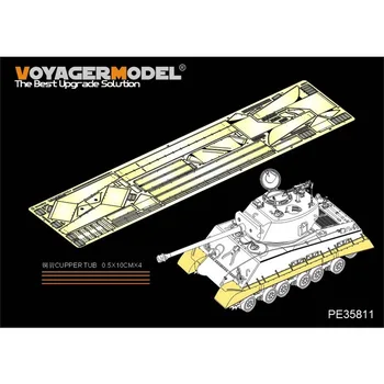 Voyager Model PE35811 fotoleptaných Dielov Nastaviť druhej svetovej VOJNY NÁS M4A3E8 Sherman Blatníky/Track Kryt (pre Tamiya 35346)