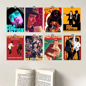 Klasický Film Pulp Fiction Retro Plagátu, Plátna HD Tlač, Personalizované Wall Art Vlastné Maľby
