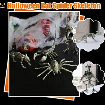 1PC Horor Spider Scorpion Vrana Myši Kostry Kosti Halloween Zvierat Šťastný Rekvizity Ozdoby, Dekorácie Desivé Strašidelný S U4F9