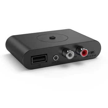 Bluetooth 5.3 Audio Prijímač Bezdrôtovej technológie NFC Audio Adaptér U Diskov RCA, 3.5 mm AUX Jack Stereo Hudby Prijímač Auto Reproduktor