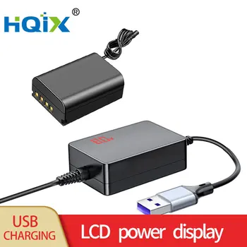 HQIX pre OLYMPUS OM-1 Kamera BLX-1 Virtuálnej Batérie USB Napájací Adaptér
