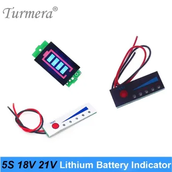 Turmera 5S 18V 21V indikátor Batérie Tester Lítiová Batéria Kapacita Displayer Modul pre Elektrické Vŕtací Skrutkovač 18V 21V Použitie