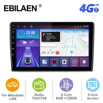 EBILAEN Android 12 autorádio Na Mitsubishi L200 5 Triton 2017-2022 Multimediálny Prehrávač, GPS, RDS Navigáciu Carplay Autoradio 4G