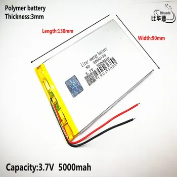 Liter energie batérie Dobré Qulity 3,7 V,6000mAH 3090130 Polymer lithium ion / Li-ion batéria pre tablet pc BANKA,GPS,mp3,mp4