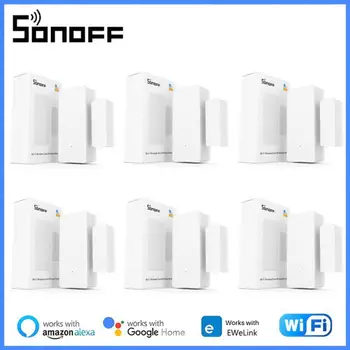 SONOFF DW2 WiFi/ SNZB-04 Zigbee Okno, Senzor Dverí Dvere Smart Home Security Otvorené/Zatvorené Detektory Pre EWeLink Alexa Domovská stránka Google