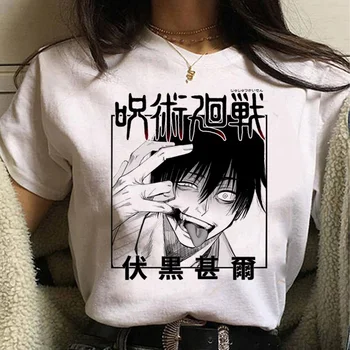 Jujutsu Kaisen Tee ženy grafickej anime harajuku tričko dievča grafický dizajnér 2000s oblečenie