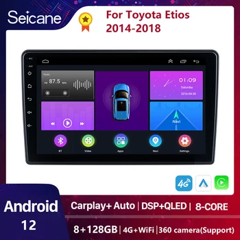 Seicane Android GPS autorádia Pre Toyota Etios 2014 2015 2016 2017 2018 Stereo Multimediálny Prehrávač Videa DSP Bezdrôtový CarPlay Auto