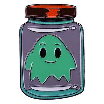 A2269 Halloween Cartoon Ghost Smalt Pin Zábavný Horor Brošne Dekorácie Pin Cosplay Oblečenie, Šperky Odznak pre Priateľov
