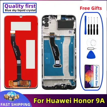 Pre Huawei Honor 9A LCD MOA-LX9N Pôvodné S rámom Displej Mobilného Telefónu Dotykový Displej Digitalizátorom. Montáž Náhradné
