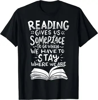 Čítanie, Čitateľ, Kniha Milovník Literatúry Knižnica Mesiac Darček Muži Ženy Krátky Rukáv Bavlna T-Shirt