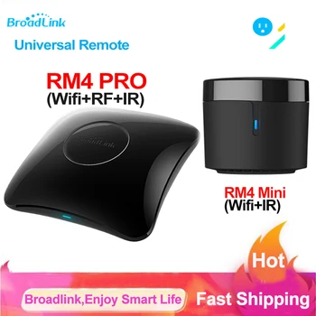 Broadlink RM4 PRO RM4 Mini WIFI IČ RF Smart Univerzálne Diaľkové Smart Home Diaľkového ovládača TV Pracovať s Alexa Domovská stránka Google IFTTT