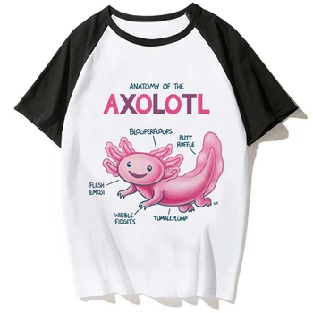 Ajolote Axolotl Tee ženy harajuku top dievča y2k oblečenie