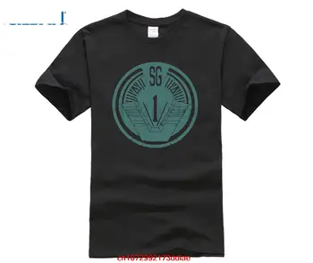 100% Bavlna Tričká Značky Oblečenie, Topy Tees Stargate SG1 pánske T-Shirt dress T-shirt
