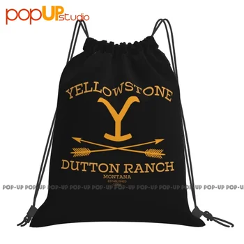 Yellowstone Dutton Ranč Šípky Šnúrkou Tašky tašky Módne 3d Tlač