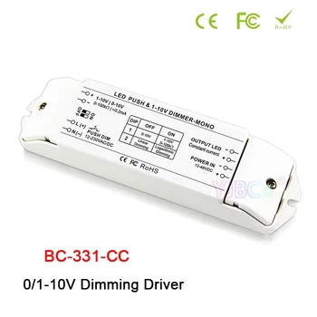0/1-10V, aby PWM stmievanie Menič signálu 0-10V LED Stmievanie Ovládač 350mA /700mA/1050mA max 2400mA PUSH DIM slabší ovládač BC-331-CC