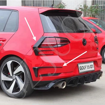 Pre Volkswagen VW Golf MK7 7.5 2012-2019 R400 Zadný Nárazník Splitter Vlajky, Samolepky Výbava Kryt Príslušenstvo Auto Styling