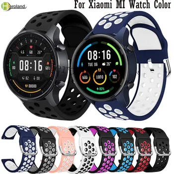 Silikónové Watchband popruh Pre Xiao MI Watch Color Sport 2 S1 Active Smart Príslušenstvo Wriststrap Pre Samsung Galaxy Watch3 band