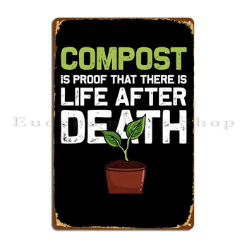Vtipné Záhrada Tento Kompost Kovové Podpísať Plagát, Obývacia Izba Strany Vzory Bar Jaskyňa Retro Plechovka Podpísať Plagát