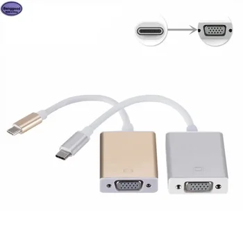 Typ C Usb, VGA USB3.1 VGAi MacBook TV Sieťovú Kartu Prepnúť Dual-head Gigabit Expander Dátový Kábel usb Hub Distribútor Notebooku Macbook