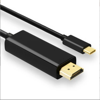 USB Typ-C Na Kompatibilný s HDMI Konverzia Kábel Typu C Na Kompatibilný s HDMI Konverzia Kábel 1080P 4K 1,8 M
