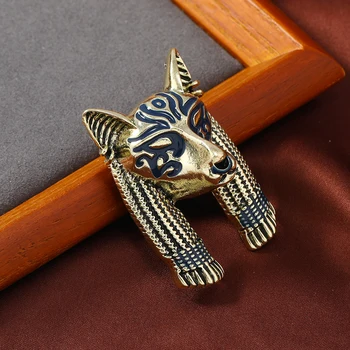 Morkopela Starovekého Egypta Bastet Brošňa Vintage Mýtus Mačka Bohyne Brošne a Kovové Kolíky Oblečenie Pin Klip Šperky
