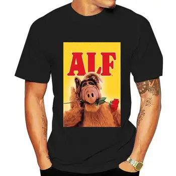 T-Shirt Telefilm Alf Biela Šťastie Je Mať Môj T-Shirt Nové