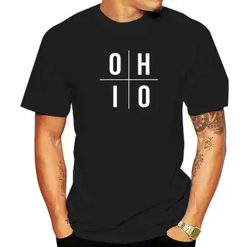 O H I O Ohio V Buckeye Štátu T Shirt Darček Bavlna Mužov Topy Tees Camisas Hombre Top T-Shirts Fitness Legrační