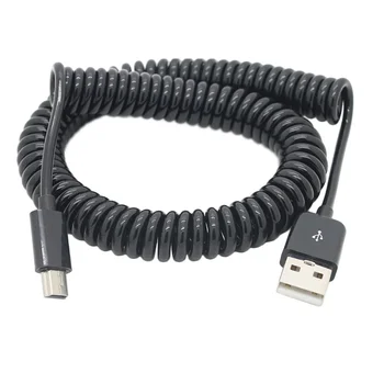 Používanie auta Mp3, Mp4 Káblové Skrutkové jar teleskopická Mini USB line 5P T rozhranie plnenie prenos dát Auto 5P Mini USB Kábel