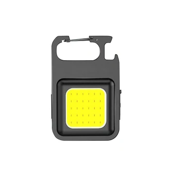 Prenosná Ultra Jasné Led Cob Keychain Svetlom Baterky USB Nabíjateľné Vonkajšie Lampy Baterky Veľkoobchod