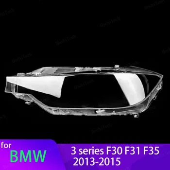 Hlava Svetlá Kryt Pre BMW Radu 3 F30 F31 F35 Roky 2013-2015 Transparentné puzdro Predné Svetlomety Objektív Shell Sklo Lampcover