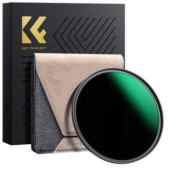 K&F Koncept Nano-X Pro Series ND1000 Neutrálny Filter 36-Vrstva Vody, Prachu a Poškriabaniu Dôkaz Povlak Mosadzný Rám Klasický Dizajn