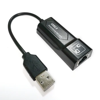 USB 2.0 RJ45 10/100 mb / s USB Adaptér siete Ethernet Sieťová Karta LAN Sieťový Adaptér USB, Lan RJ45 Karty Pre PC, Notebook