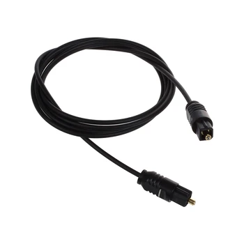 3 FT 1.1 M Meter Digitálne Vlákno Optické Audio Toslink SPDIF MD DVD Kábel Viesť Plug