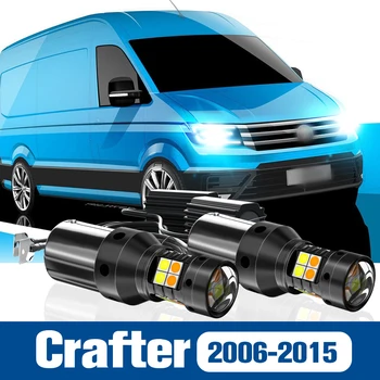 2ks LED Duálny Režim Zase Signál+Denných prevádzkových Svetla DRL Príslušenstvo Canbus Pre VW Crafter 2006-2015 2007 2009 2010 2011 2012